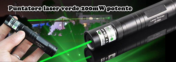 Puntatore laser 200mw