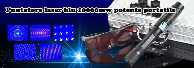 Puntatore laser blu 10000mw